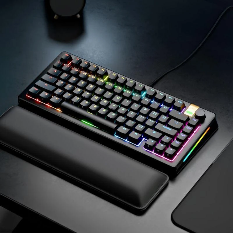 Glorious GMMK 3 Pro HE 75 % žaidimų klaviatūra – Pre-Built, ANSI US išdėstymas, Fox HE Switches, juodos spalvos