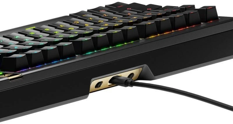 Glorious GMMK 3 Pro HE 75 % žaidimų klaviatūra – Pre-Built, ANSI US išdėstymas, Fox HE Switches, juodos spalvos