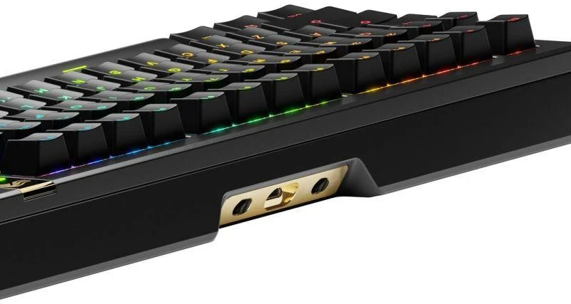 Glorious GMMK 3 Pro HE belaidė 75 % žaidimų klaviatūra – Pre-Built, ANSI US išdėstymas, Fox HE Switches, juodos spalvos