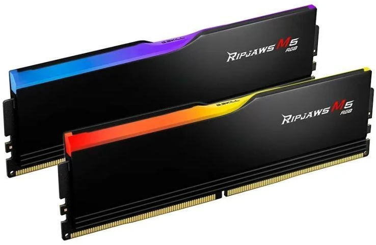 Ausinės G.SKILL RIPJAWS M5 RGB DDR5 2X16GB 6000MHz CL36-36 JUODA F5-6000J3636F16GX2-RM5RK