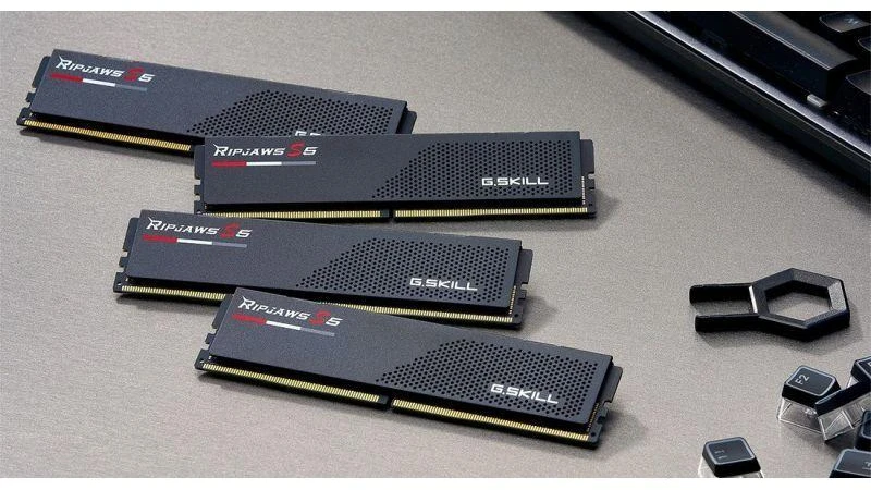 G.Skill | Ripjaws S5 | 32 komplektas (16GBx2) GB | DDR5 | 6000 MHz | PC/serveris | Registracijos Nr. | ECC Nr