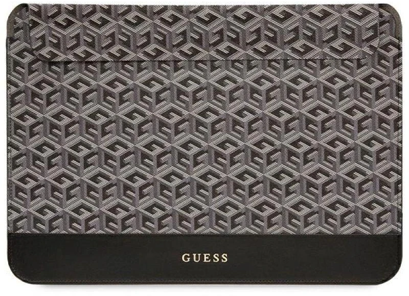 Guess Dėklas kompiuteriui GUCS16HGCFSEK 16″ juodos spalvos GCube Stripes
