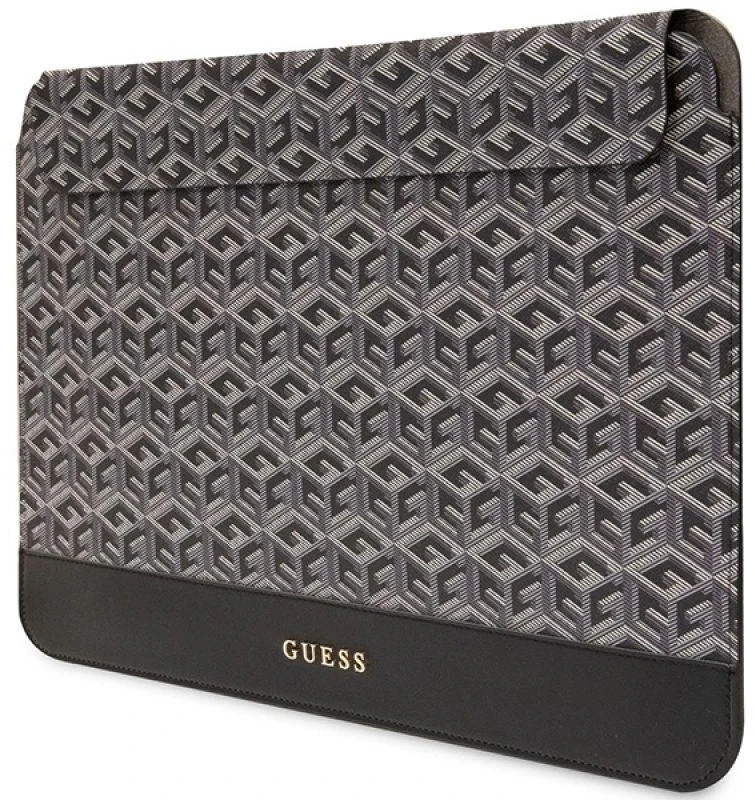 Guess Dėklas kompiuteriui GUCS16HGCFSEK 16″ juodos spalvos GCube Stripes