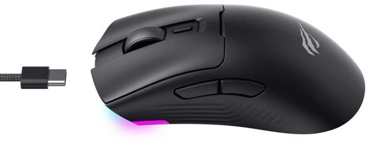 Havit MS966WB - gaming belaidė pelė, juodas