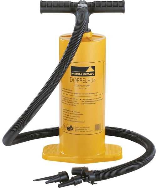 High Peak Doppelhubpump, Luftpump - geltona/juodas