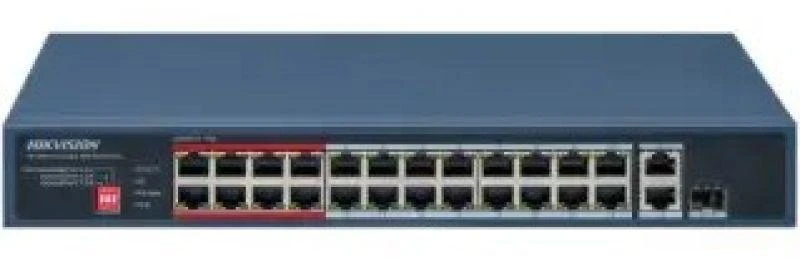 Šakotuvas Jungiklis POE DS-3E0326P-E/M(C) 24 PRIEVADŲ SFP Hikvision