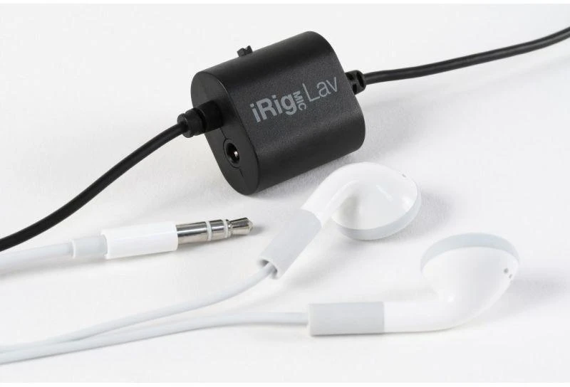 IK Multimedia iRig Mic Lav Juodas Prisegamas mikrofonas