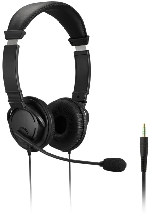 Kensington Classic Laidinės ausinės, 3.5 mm jack, Juoda