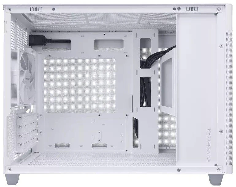 ASUS AP201 PRIME mATX CASE MESH TG Baltas