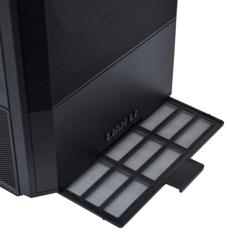 Lian Li LANCOOL 207 PC kompiuterio korpusas, Midi-Tower, ATX, Tempered Glass – juodos spalvos