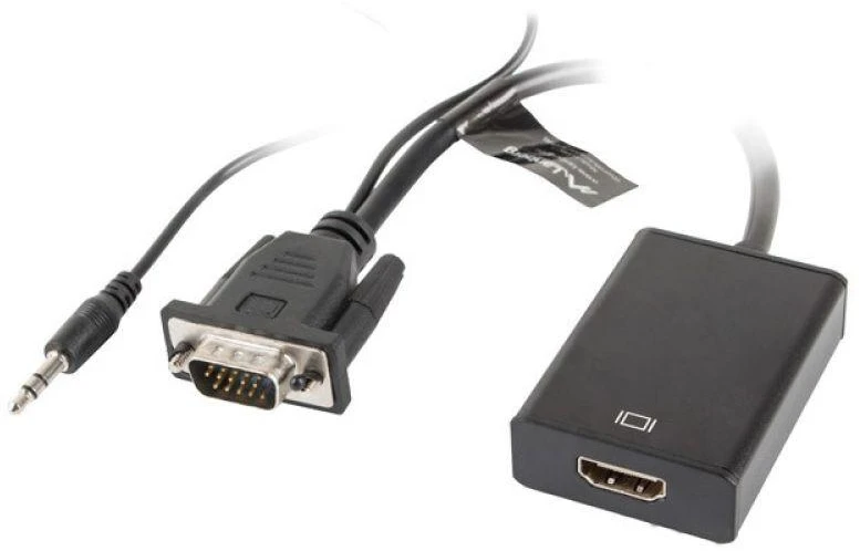 Adapteris Lanberg VGA(F) + garso 3,5 mm -