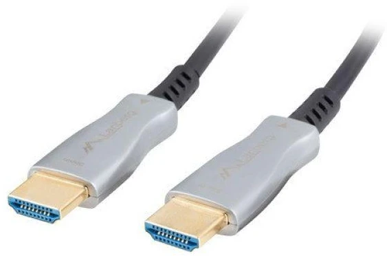 LANBERG HDMI v2.0 M/M laidas 30m optinis AOC juodas