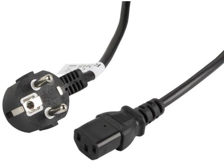 LANBERG CA-C13C-11CC-0030-BK maitinimo kompiuterio kabelis VDE CEE 7/7-> C13 3m