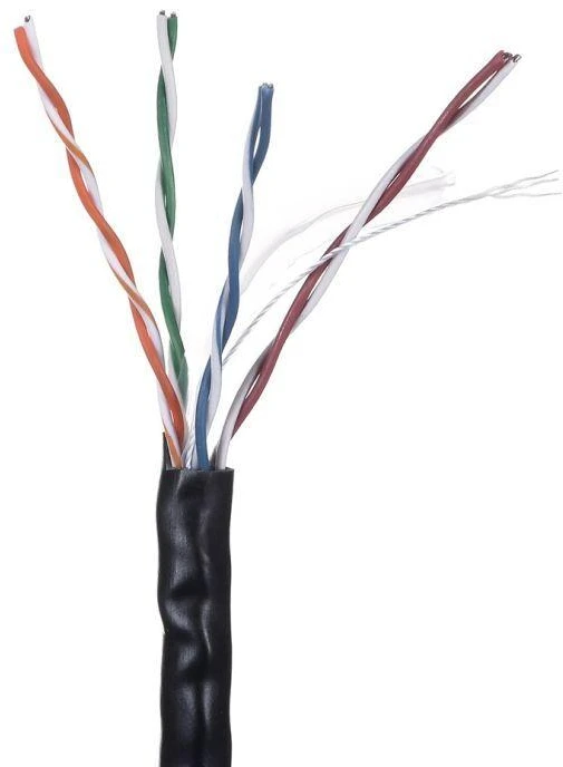 LANBERG Lan Cable UTP 1Gb/s 305m solid CCA Juodas