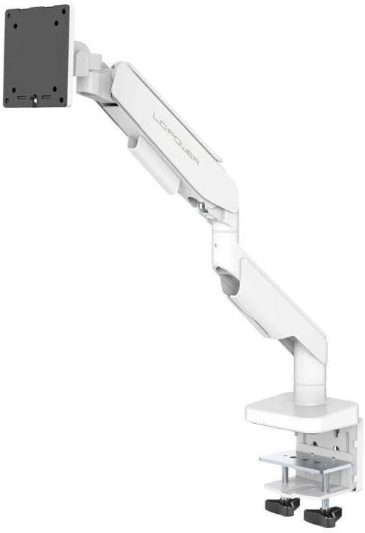 LCP LC-Power LC-EQ-A49W monitoriaus laikiklis arba stovas 124,5 cm (49″) Stalas Balta