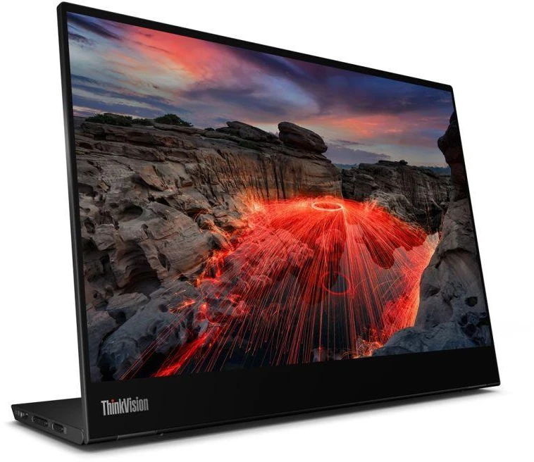 Ausinės Lenovo ThinkVision 14,0 col. monitorius M14t Gen 2, jutiklinis, 16:9 IPS skydelis, 2240 x 1400, reguliuojamo aukščio, USB šakotuvas, DP