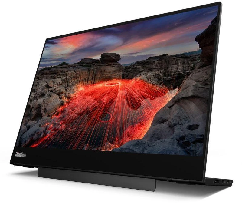 Ausinės Lenovo ThinkVision 14,0 col. monitorius M14t Gen 2, jutiklinis, 16:9 IPS skydelis, 2240 x 1400, reguliuojamo aukščio, USB šakotuvas, DP