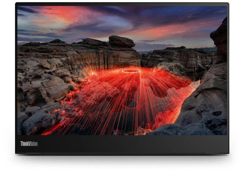 Ausinės Lenovo ThinkVision 14,0 col. monitorius M14t Gen 2, jutiklinis, 16:9 IPS skydelis, 2240 x 1400, reguliuojamo aukščio, USB šakotuvas, DP