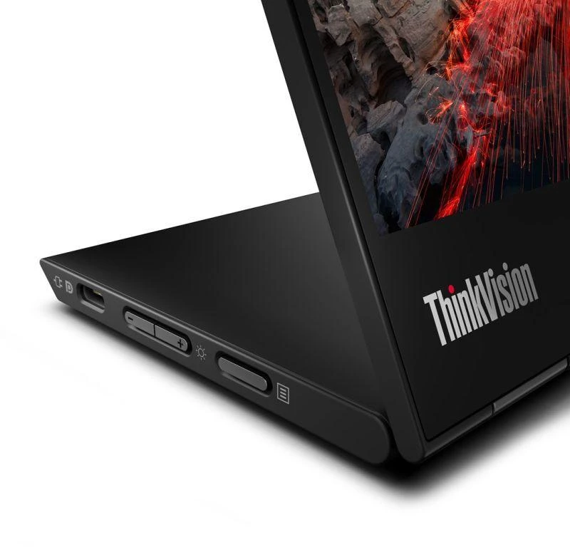 Ausinės Lenovo ThinkVision 14,0 col. monitorius M14t Gen 2, jutiklinis, 16:9 IPS skydelis, 2240 x 1400, reguliuojamo aukščio, USB šakotuvas, DP