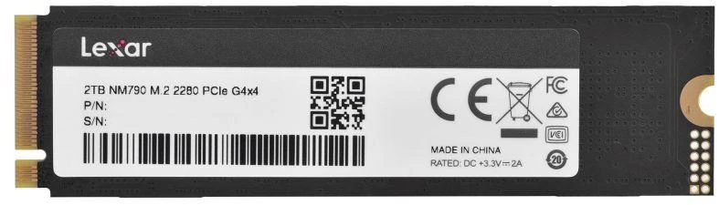 Ausinės Lexar NM790 2TB M.2 PCIe NVMe SSD