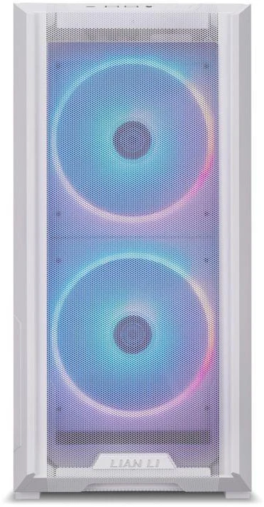 Ausinės Lian Li LANCOOL 216 RGB, E-ATX kompiuterio korpusas baltas