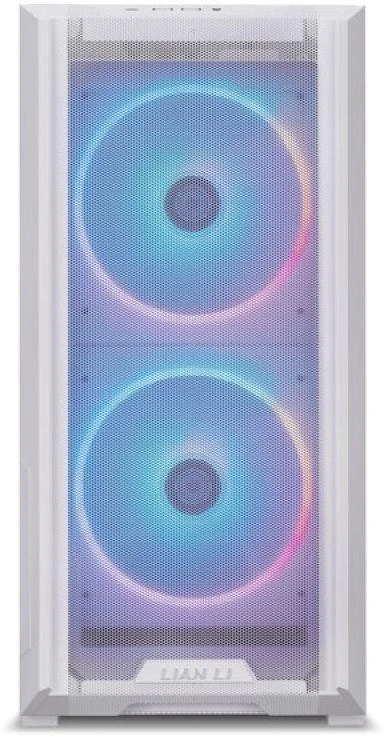 Ausinės Lian Li LANCOOL 216 RGB, E-ATX kompiuterio korpusas baltas