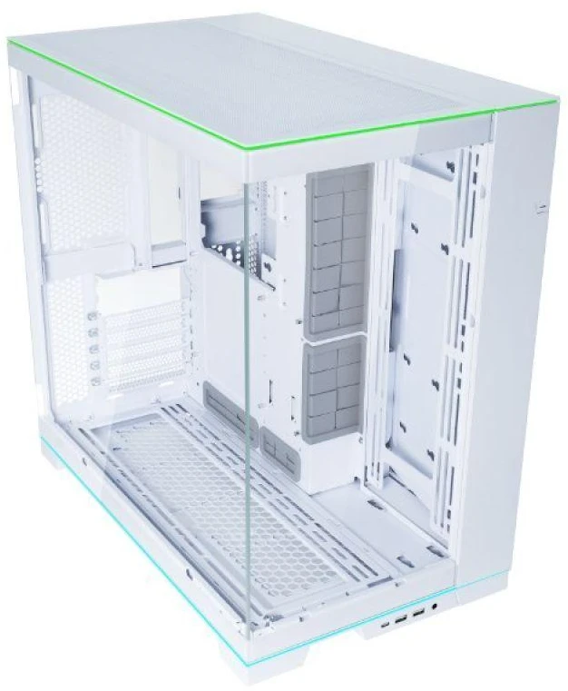 Lian Li O11D EVO RGB, Tempered Glass – baltos spalvos