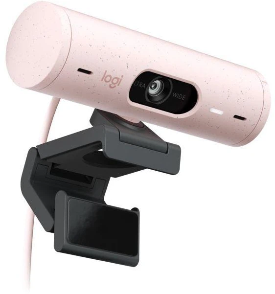 Internetinė kamera Logitech BRIO 500, Rožinės spalvos