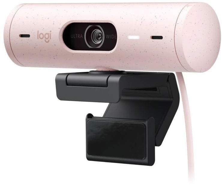 Internetinė kamera Logitech BRIO 500, Rožinės spalvos