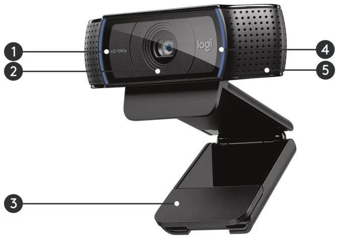 Ausinės Logitech C920 interneto kamera 960-001055