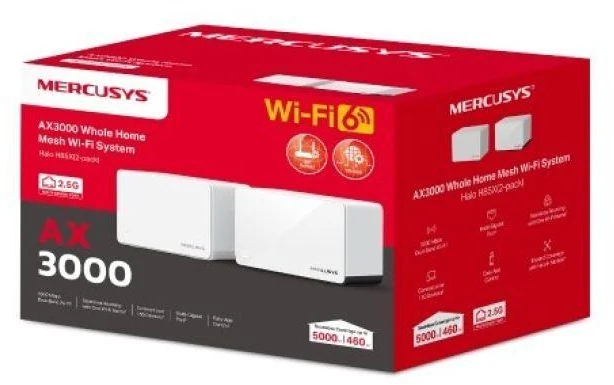 Ausinės Mercusys HaloH85X Mesh sistema (2 vnt.)