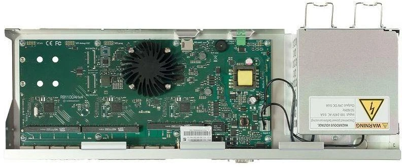 Ausinės Mikrotik RB1100AHx4 maršrutizatorius (RB1100x4) Ethernet prievadų skaičius: 13; Architektūra: ARM 32bit; CPU branduoliai: 4