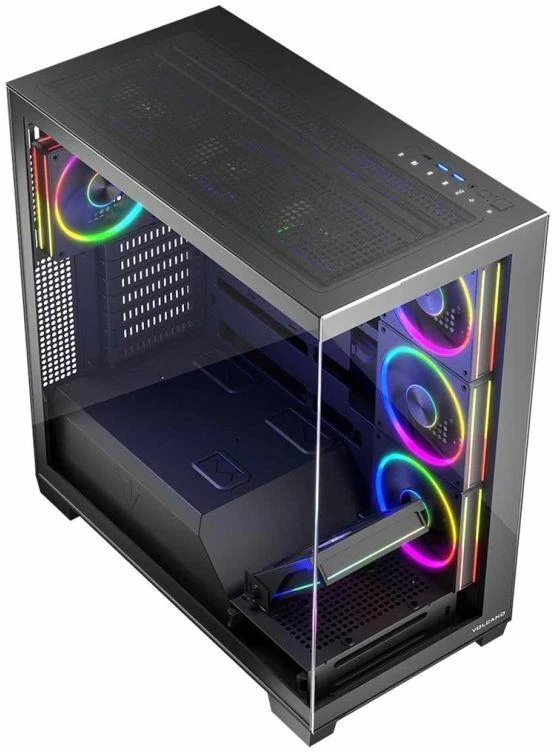 Ausinės MODECOM VOLCANO STELLAR ARGB MIDI 8F juodas korpusas