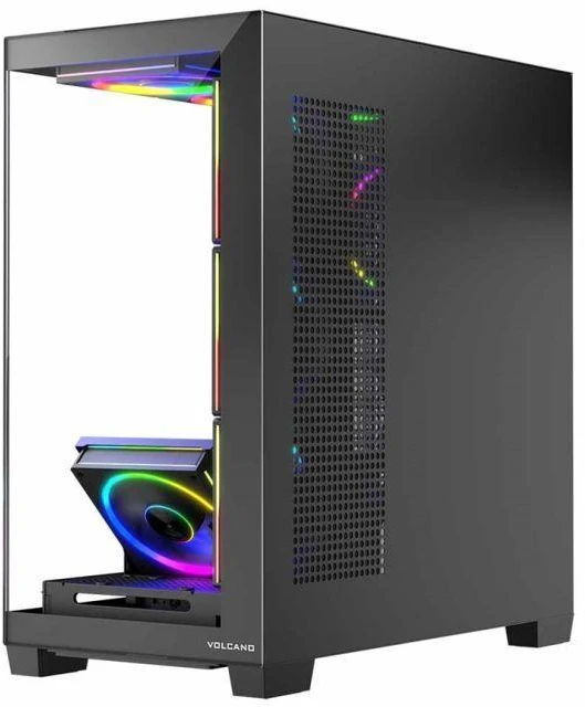 Ausinės MODECOM VOLCANO STELLAR ARGB MIDI 8F juodas korpusas
