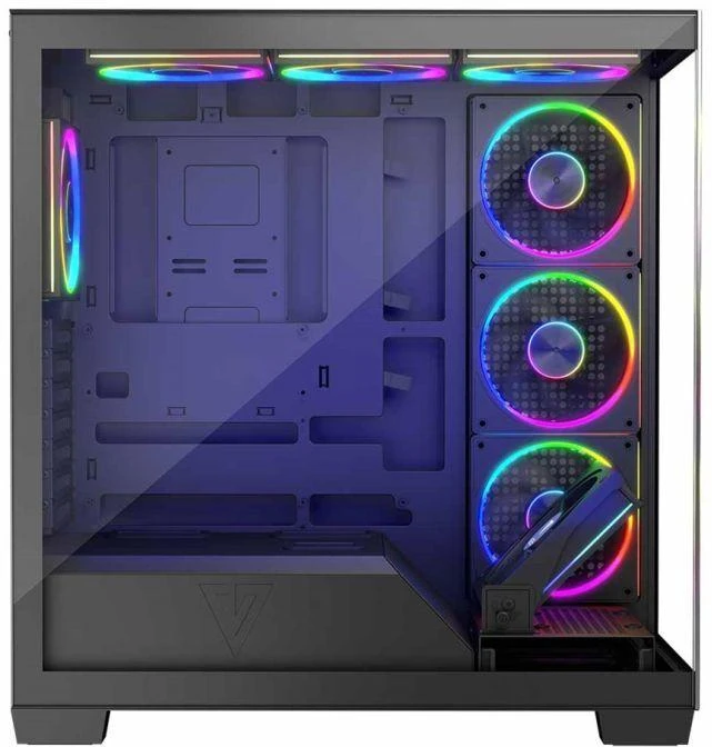 Ausinės MODECOM VOLCANO STELLAR ARGB MIDI 8F juodas korpusas