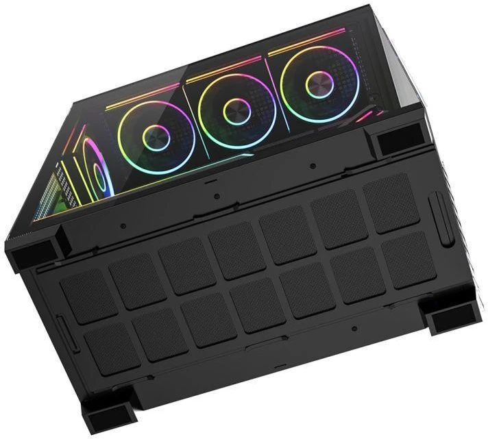 Ausinės MODECOM VOLCANO STELLAR PLUS ARGB MIDI 8F Juodas KORPUSAS