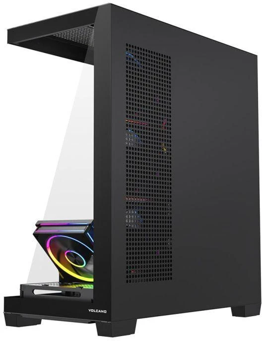 Ausinės MODECOM VOLCANO STELLAR PLUS ARGB MIDI 5F Juodas KORPUSAS