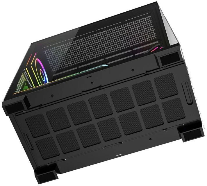 Ausinės MODECOM VOLCANO STELLAR PLUS ARGB MIDI 5F Juodas KORPUSAS