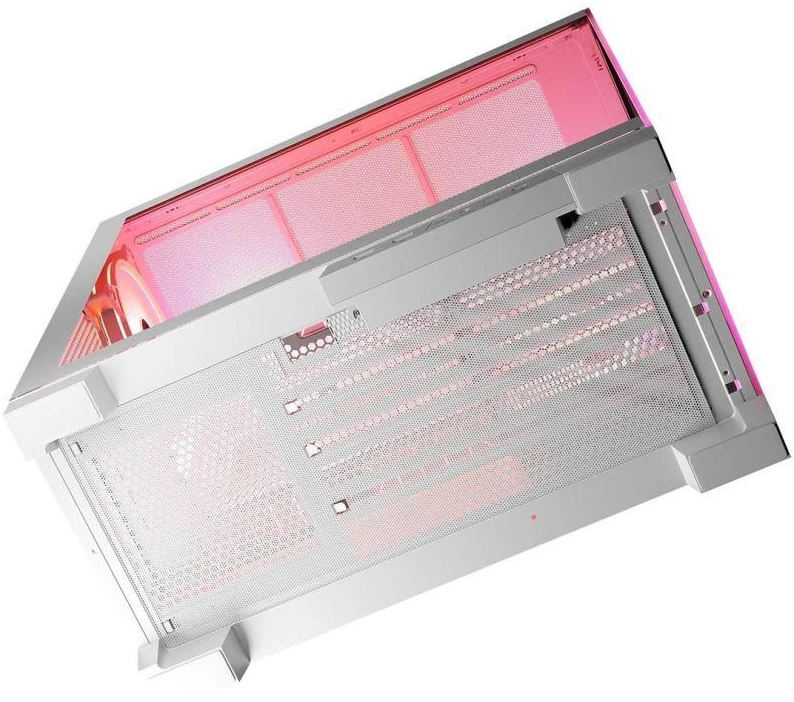 Ausinės MODECOM VOLCNO SPACE APEX ARGB MIDI baltas korpusas
