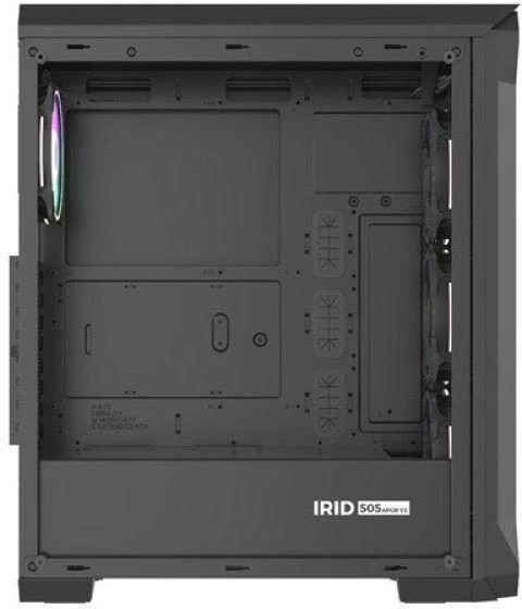 Ausinės NATEC Genesis Irid 505 ARGB NPC-1518 Korpusas (ATX, Micro ATX, Mini ITX; Juodas)