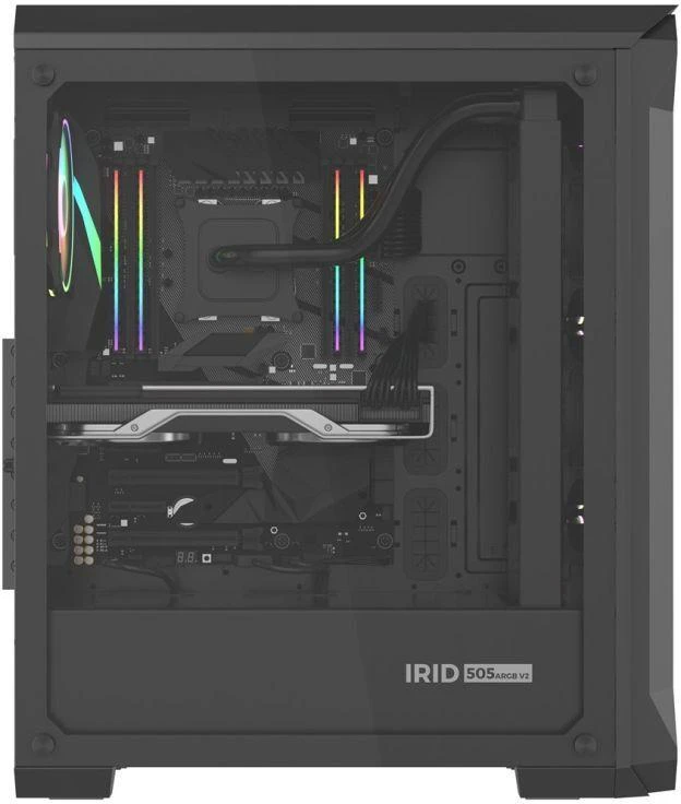 Genesis | PC Case | IRID 505 ARGB | Juodas | Midi-Tower