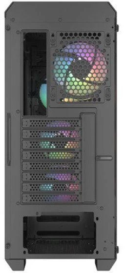 Ausinės NATEC Genesis Irid 505 ARGB NPC-1518 Korpusas (ATX, Micro ATX, Mini ITX; Juodas)