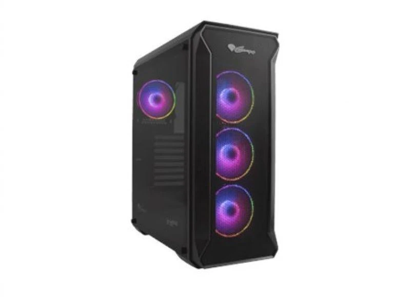 Ausinės NATEC Genesis Irid 505 ARGB NPC-1518 Korpusas (ATX, Micro ATX, Mini ITX; Juodas)