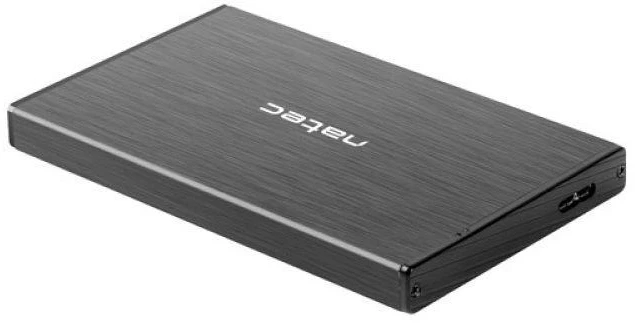 Kietasis diskas NATEC NKZ-0941 HDD/SSD external enclosure RHINO GO for 2.5" SATA - USB 3.0, Aluminum