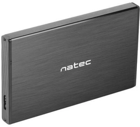 Kietasis diskas NATEC NKZ-0941 HDD/SSD external enclosure RHINO GO for 2.5" SATA - USB 3.0, Aluminum