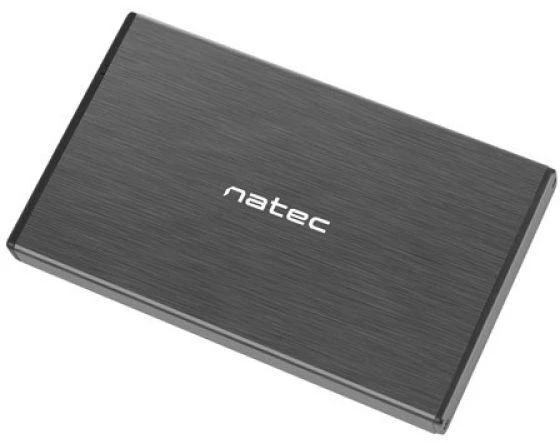 Kietasis diskas NATEC NKZ-0941 HDD/SSD external enclosure RHINO GO for 2.5" SATA - USB 3.0, Aluminum