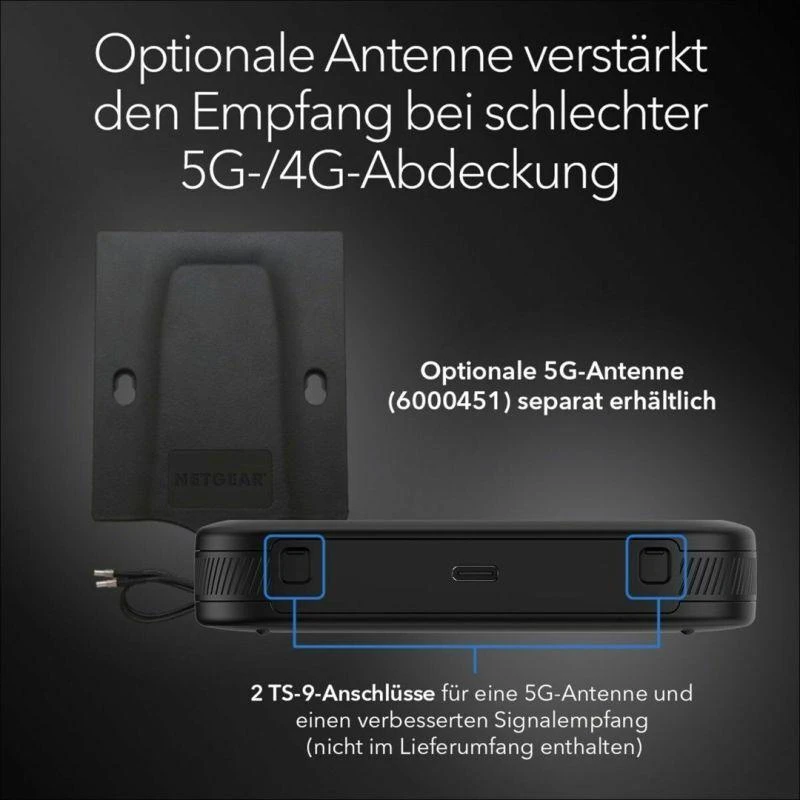 Ausinės NETGEAR M3 dviejų dažnių belaidis maršrutizatorius (2,4 GHz / 5 GHz), juodas