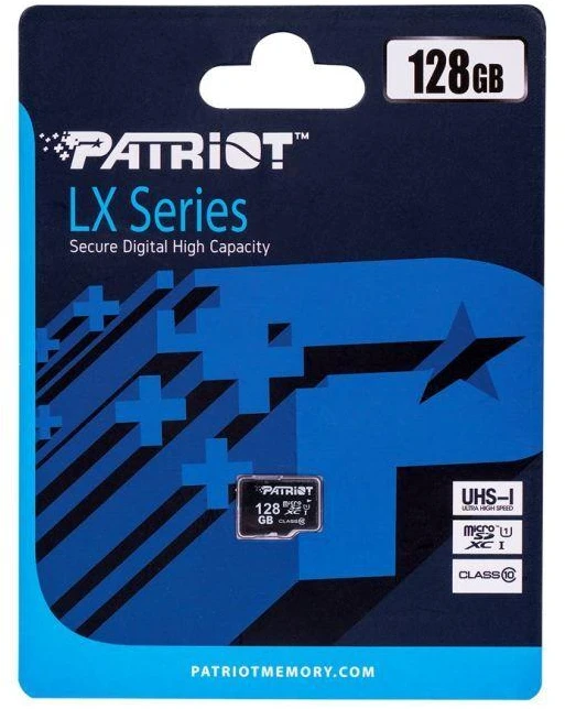 Blow Micro SDXC kortelė 128GB + SD adapteris PATRIOT