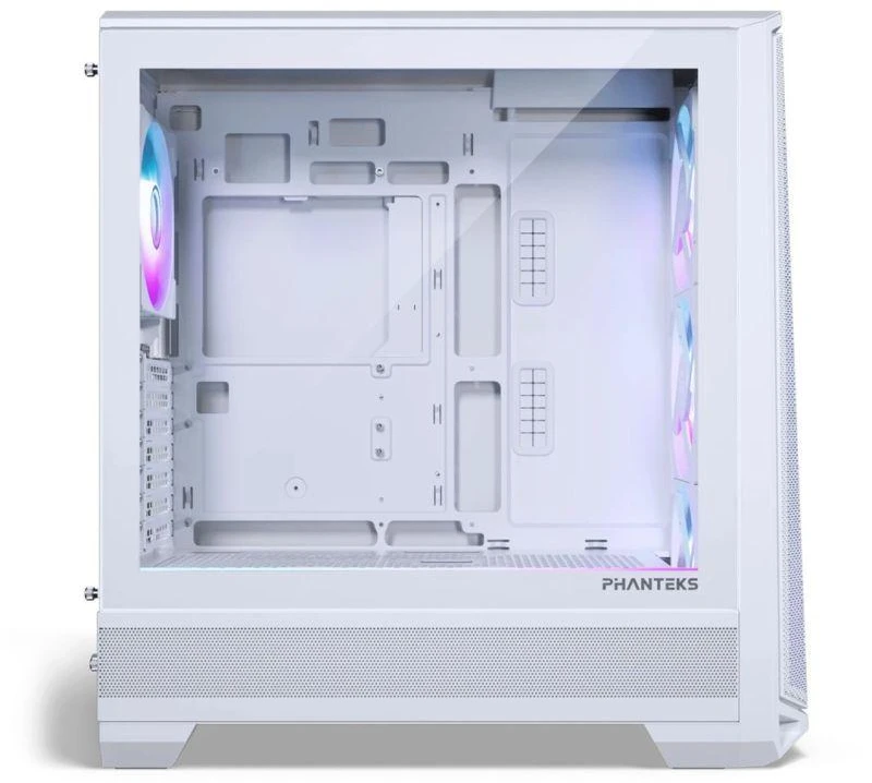 PHANTEKS Eclipse G400A PC kompiuterio korpusas, Midi-Tower, E-ATX, grūdintas stiklas, D-RGB – baltos spalvos