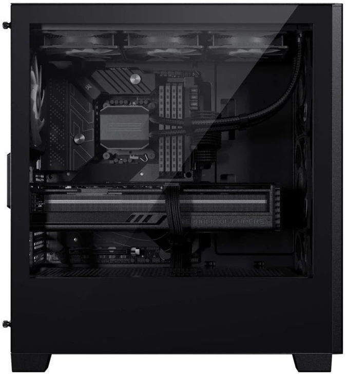 Phanteks XT Pro grūdinto stiklo langai - juoda